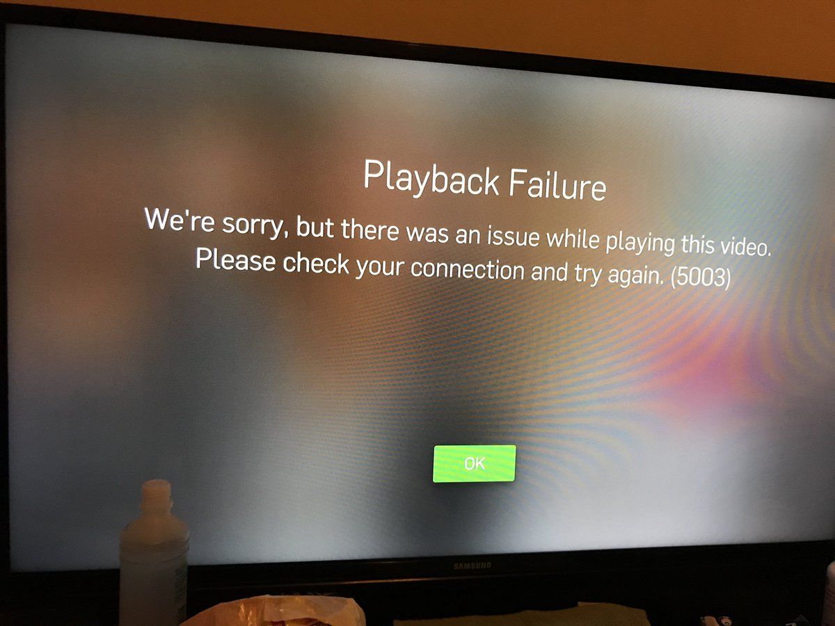Hulu error 5003 edge